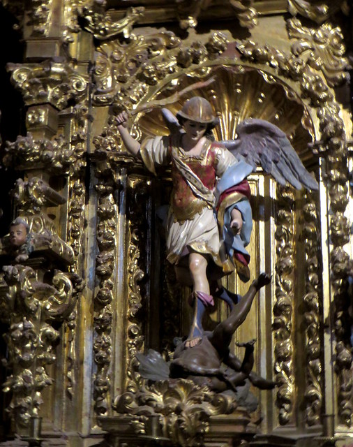 St Michel Archange, co-cathédrale Sainte Marie, XVe-XVIe siècles, Caceres, province de Caceres, Estrémadure, Espagne.