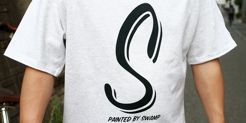 Swamp ”S” Logo Heavy Weight T-Shirts / Ash Gray