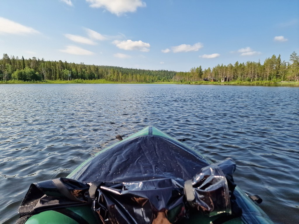 Pack rafting in Ylläs, Finnish Lapland with Sisu Outdoor