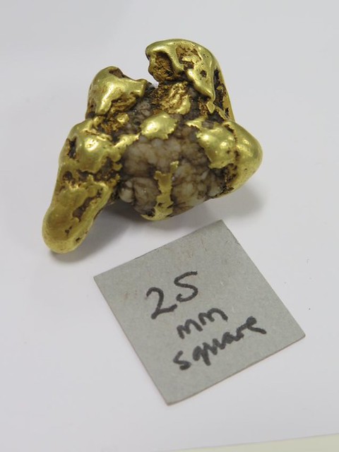 Scottish gold nugget acquired by the Hunterian in 2021