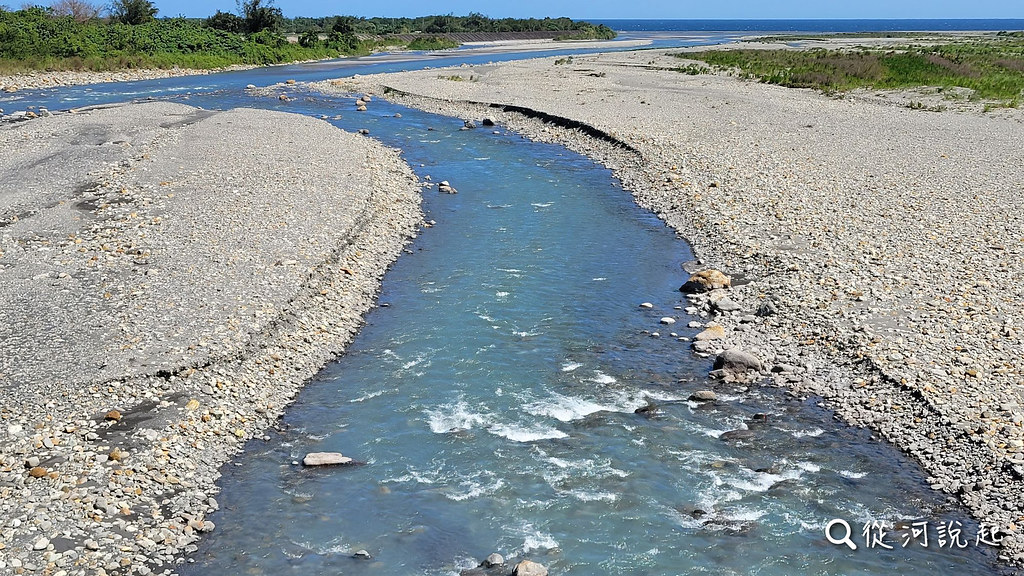即使到出海口前，大石成瀨依舊是南澳溪的自然本色