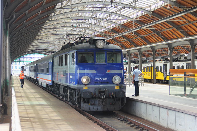 PKP IC EP07-1039 , Wrocław Główny train station 28.06.2022
