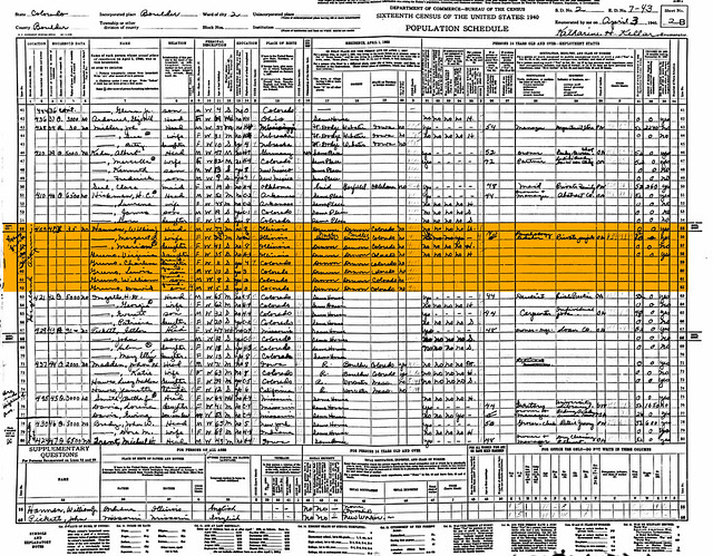 HANNAN, William: 1940 U.S. Census