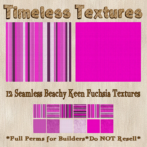 TT 12 Seamless Beachy Keen Fuchsia Timeless Textures