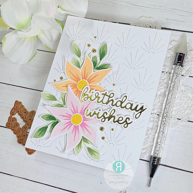 Birthday Wishes hot foil