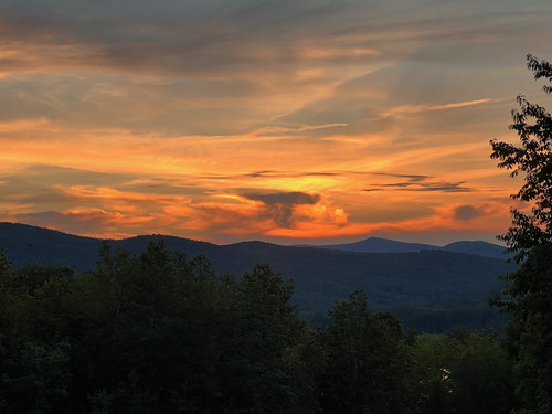 Sunset by wka, vermont ohana sunset clouds