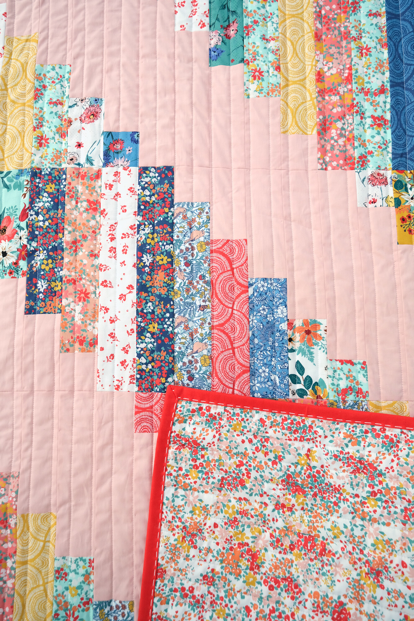 The Luna Quilt in Lady Bird - Kitchen Table Quilting