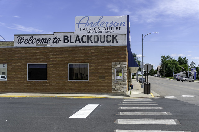 Welcome to Blackduck sign in Blackduck, Minnesota