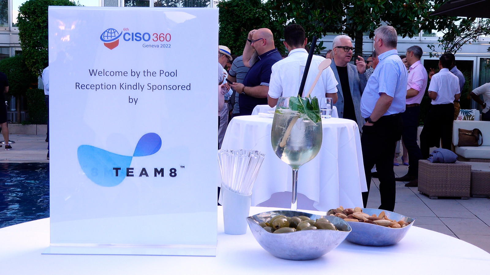 6th CISO 360 Congress - Welcome By the Pool Reception, Tuesday 5th July 2022