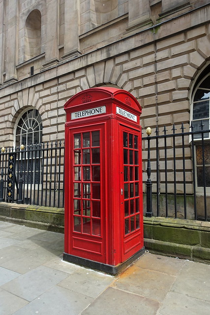 Telephone box, Exchange Street West, Liverpool.