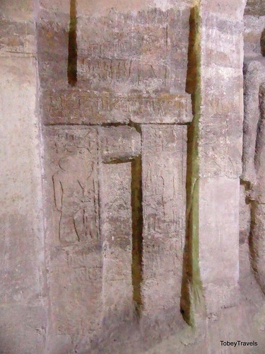 ancientegypt egyptology architecture egyptologist archeology tobeytravels rockcut mastabashaped oldkingdom falsedoor funerary chapel shrine nekaankh nikaankh
