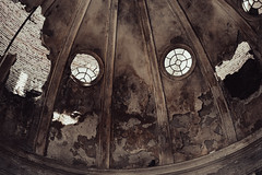 Ruined Dome of Catholic Church, Bobda Romania