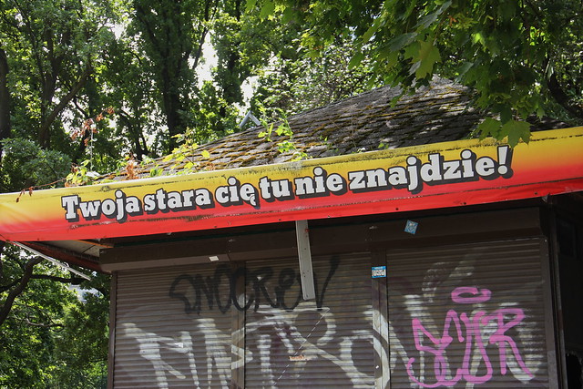 Funny advert at Nadodrze , Wrocław 13.07.2022
