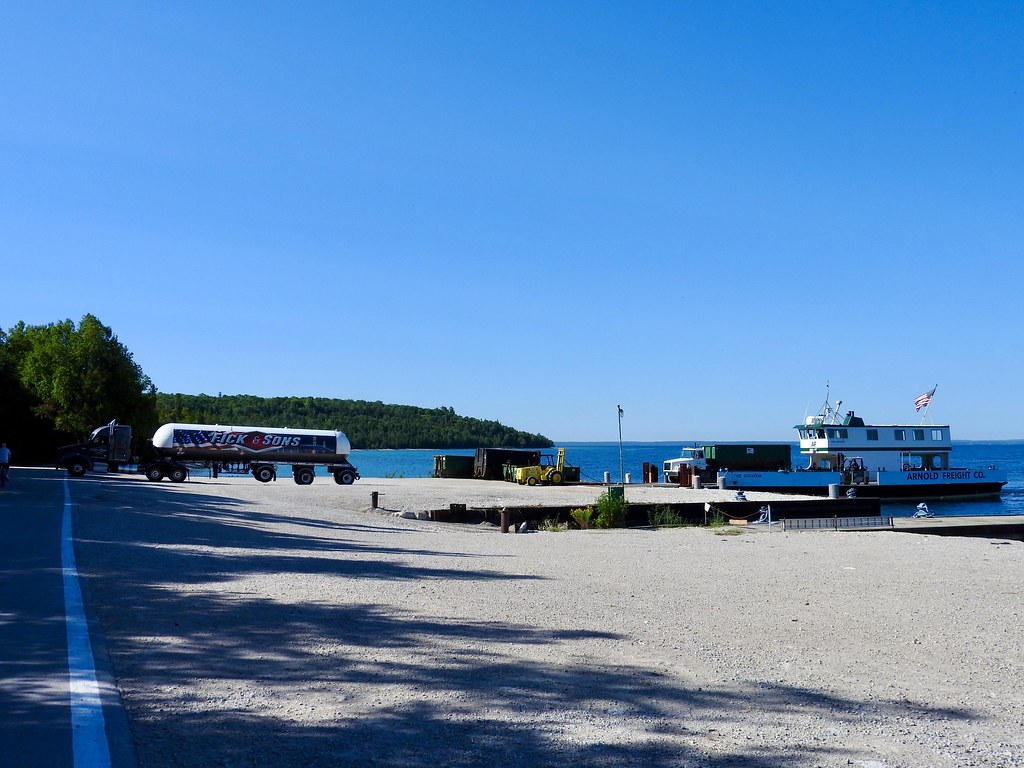 State Dock at British Landing, Mackinac Island. Photo by howderfamily.com; (CC BY-NC-SA 2.0)