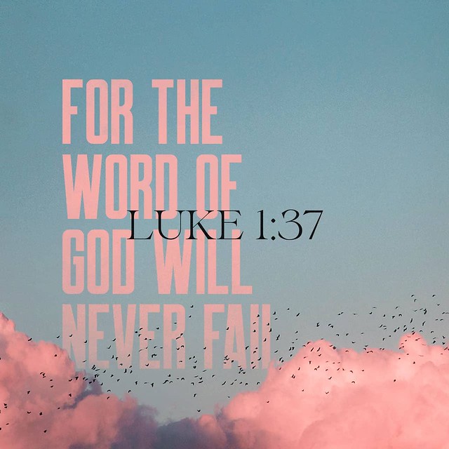 Luke | 1:37 KJV 🙏 ✝️ ✝️ ✝️ ✝️ ✝️ ✝️ #youversion #holybible #kjv #kingjamesversion #luke137 #verseoftheday #cancer♋️ #july14 #wordofgod #neverfail #bible2022