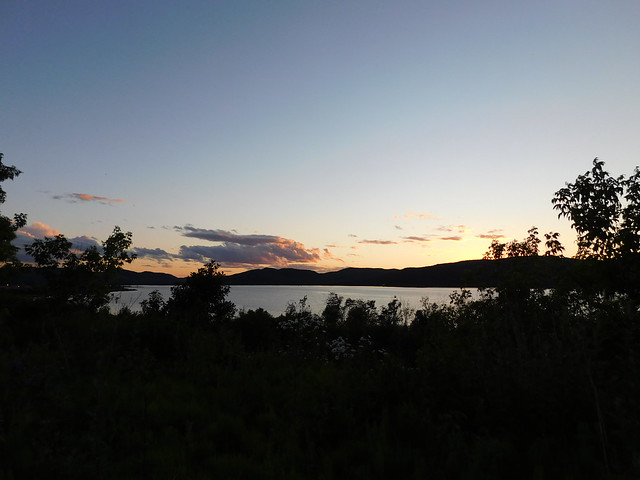 Sunset over the Restigouche River