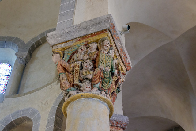 Saint-Nectaire - Notre Dame du Mont-Cornadore - Chapiteau du chœur