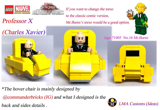 MOC Lego Doctor Strange 2 :Professor X (Charles Xavier)
