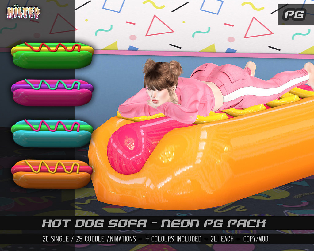 HILTED – Hot Dog Sofa – Neon – PG