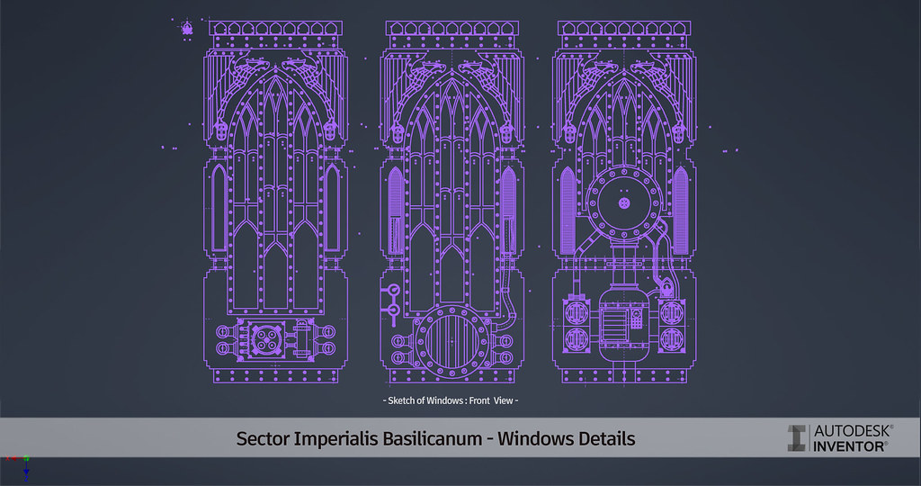 Sector-Imperialis-Basilicanum - Sketch of Windows