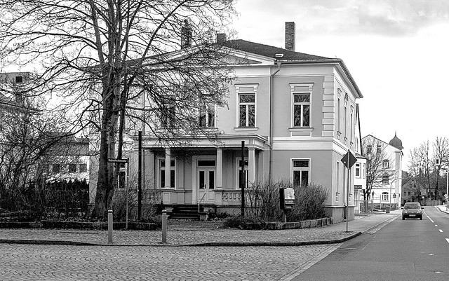 Crimmitschau ,  klassizistische Villa , Gründerzeit
