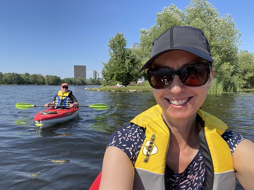 Kayak selfie, at Dow's Lake, Ottawa