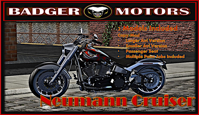 [Badger Motors] Neumann Cruiser Ad Slick