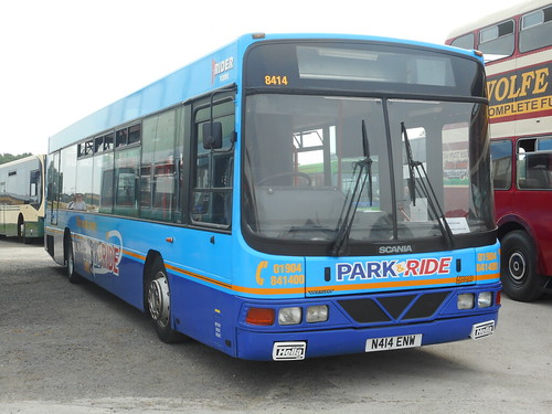 N414 ENW  Scania N94UB Wright Axcess  Ultralow Rider York 8414 Wetherby | by bh160973
