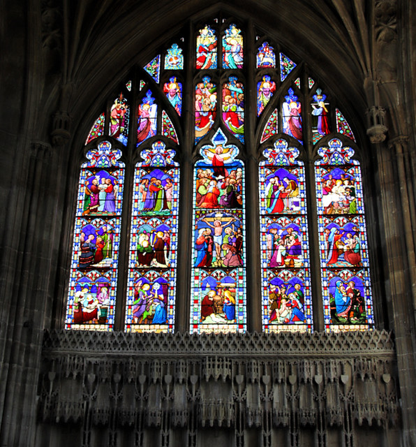 Christchurch Priory: Lady Chapel window