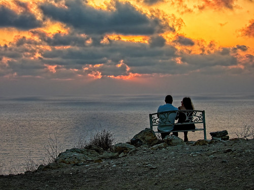 Watching the sunset by michaelgordon1968, haifa israel