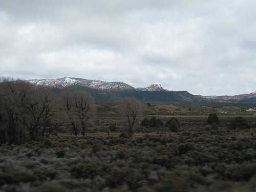 20140426T193330_01 by GSEC, Snow on ridges and high points.greatbasindesert us89 sevierriver sunsetcliffs unitedstates greatbasi