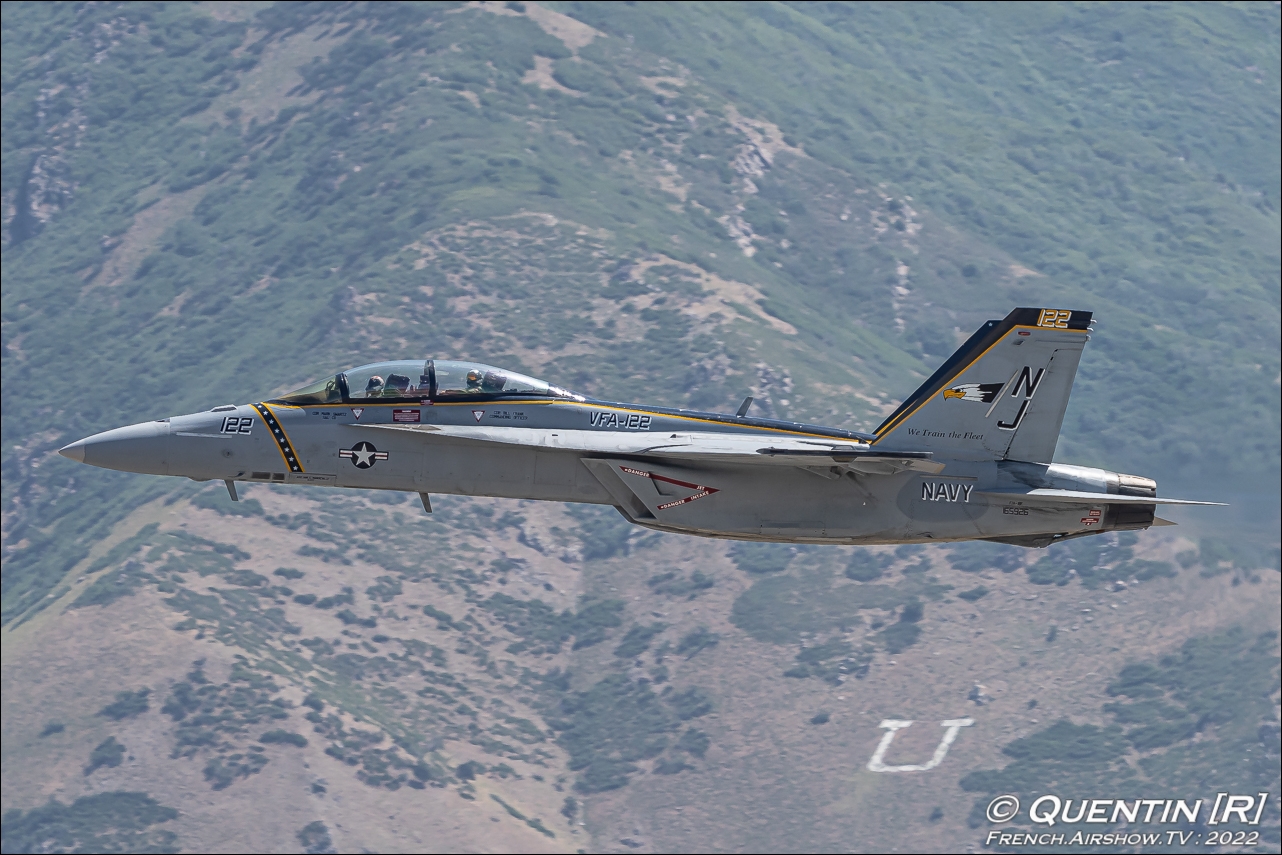 F/A-18 F Rhino Demonstration Team Warriors Over The Wasatch Air & Space Show Hill Air Force Base Utah 2022