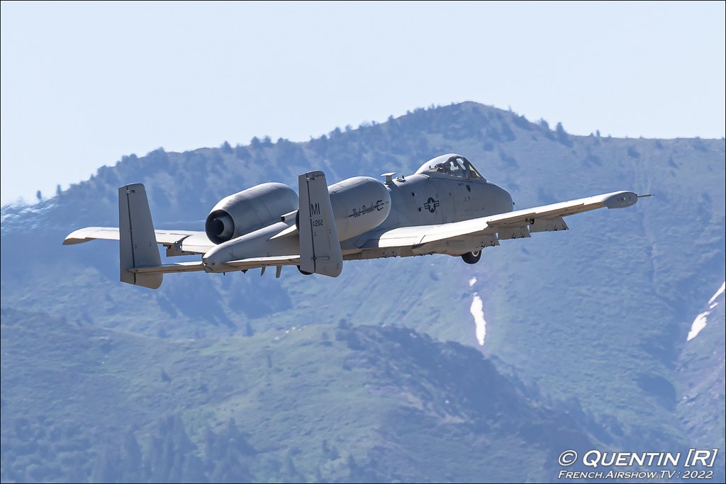 Fly By A-10 Thunderbolt II Warriors Over The Wasatch Air & Space Show Hill Air Force Base Utah 2022 Meeting Aerien 2022