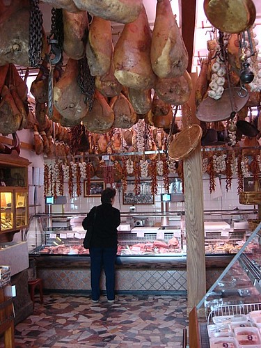 A butcher shop in Greve. From Read This: Altared: A Tale of Renovating a Medieval Church in Tuscany