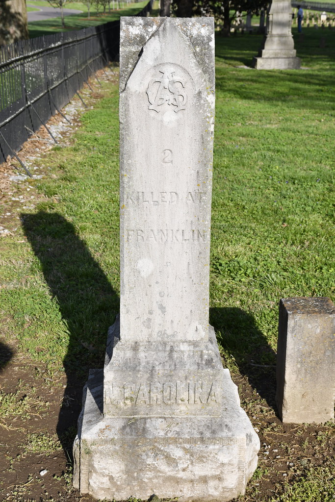 McGavock Confederate Cemetery – North Carolina Soldiers Marker (Franklin, Tennessee)