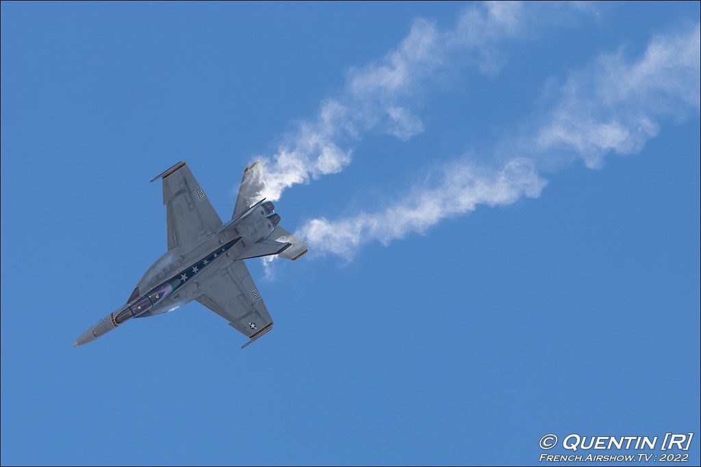 F/A-18 F Rhino Demonstration Team Warriors Over The Wasatch Air & Space Show Hill Air Force Base Utah 2022 Meeting Aerien 2022