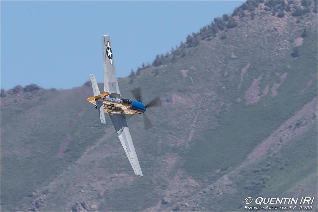 P-51 Mustang Hell-Er Bust Warriors Over The Wasatch Air & Space Show Hill Air Force Base Utah 2022 Meeting Aerien 2022