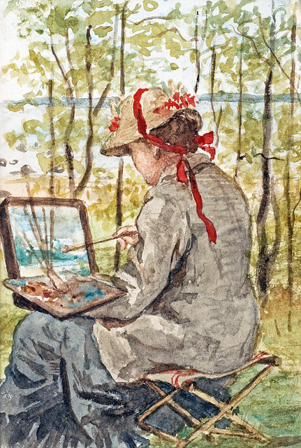 Hanna Pauli - Malerin 2c (watercolor) - Bukowskis