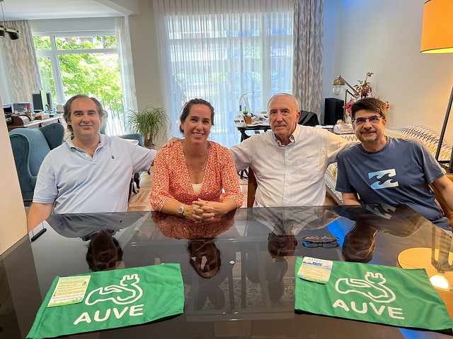 Reunión de #AUVE  @AsociacionAUVE  en su sede nacional en Bilbao.