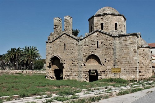 Ayios Nicolaos Byzantine Church, Famagusta, Turkish Republic Of North Cyprus. by millicand@rocketmail.com, Heading northwest from Canbulat Gate, on the way back to the center of town are two small and closel