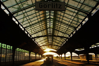 Abendstimmung im Bahnhof Görlitz