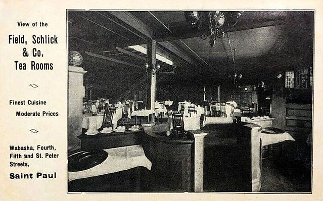 Vintage Saint Paul Minnesota Postcard Collection - Field, Schlick & Company Tea Rooms, No Publisher Information, Circa 1914