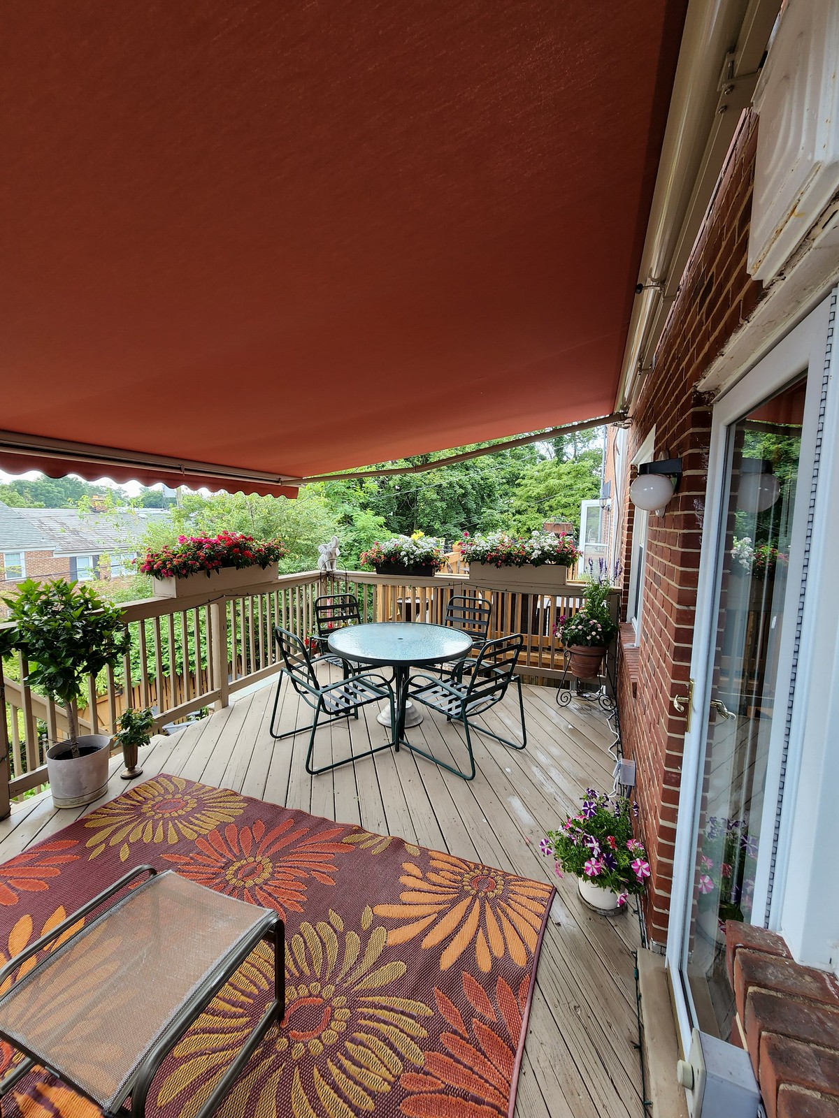 Retractable Awning -Rodgers Forge-Hoffman Awning