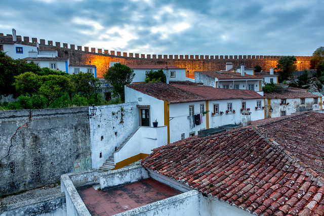 The medieval fortified town of Óbidos