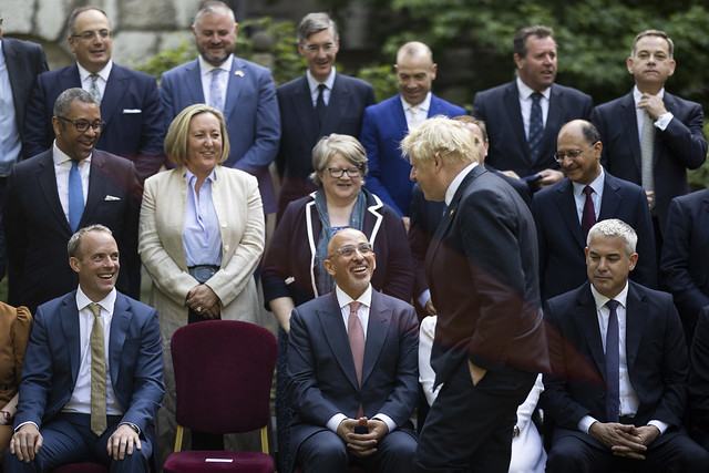 Prime Minister Boris Johnson Cabinet Team Photograph