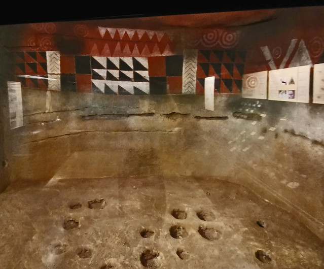 reproducción de la Cueva Pintada de Gáldar Museo Canario Las Palmas de Gran Canaria