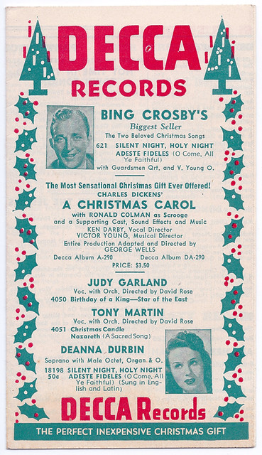 1941 Decca Christmas Records