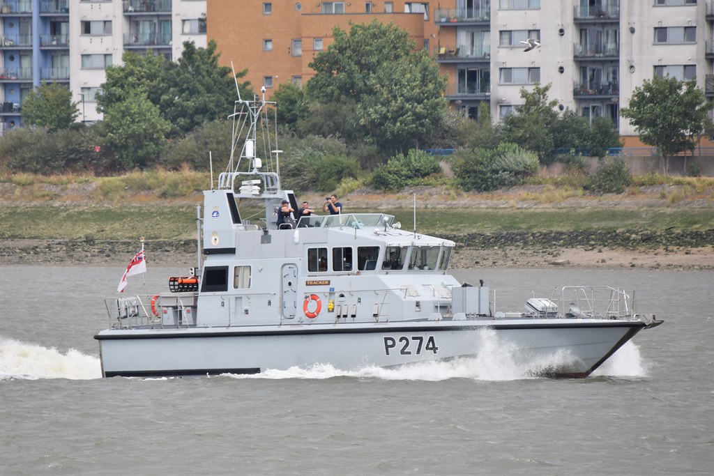 HMS Tracker P274 (2) @ Gallions Reach 20-07-22