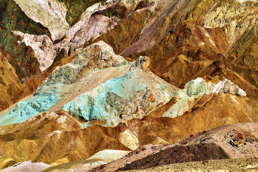 Mountain detail, Artist Palette, Death Valley National Park.  679823075.652708