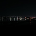Taw bridge at night